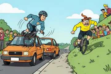 Pogacar en Evenepoel strijden voor ritzege, Arensman door gemiste start niet in hotseat