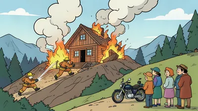 Brand bij Hitler's Eagle's Nest in Duitsland