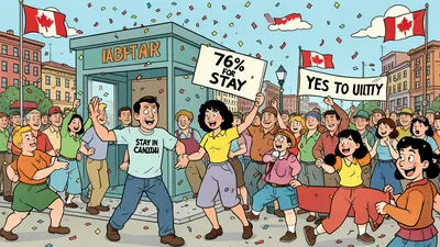 Alberta blijft bij Canada in referendum