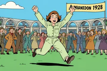 De enige keer dat Nederland gastheer was van de Olympische Spelen. Tachtig jaar later kijkt Andere Tijden Sport of Bep van Klaveren terecht goud won. - npo.nl