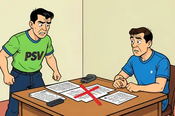 Voor PSV is het de dag van de geklapte deals: ook Obispo en Lens krijgen de punten en komma’s niet op papier