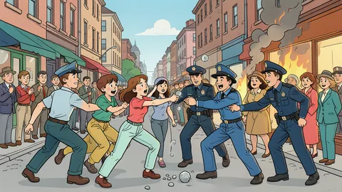 Arrestaties jongeren Barcelona