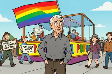 Dertig jaar na de eerste Amsterdam Pride is Siep de Haan trots, maar ook bezorgd: ‘Acceptatie weer onder druk’