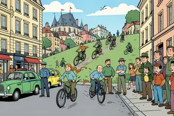 Door een gebrek aan politieagenten: ‘Passages over Montmartre mogelijk geschrapt in slotrit Tour de France’