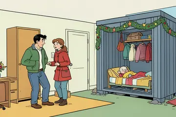 Tiny house, no problem: more Amsterdammers store their belongings in an external storage unit: ‘We don’t need the christmas decorations year round’