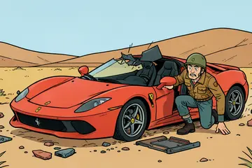 Half miljoen euro kostende Ferrari deed precies wat deze moest doen bij crash