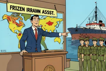 Trump: bevroren Iraanse tegoeden vergoeden schade scheepvaart