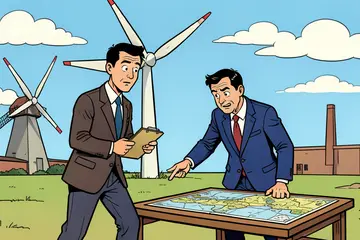 Belangenverstrengeling spat ervanaf bij Waalwijks windpark: slimme zakenman trekt aan de touwtjes