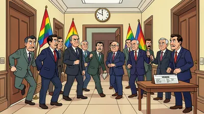Kamerleden stemmen over regenboogvlag