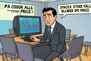 Aandelen SpaceX zakken verder weg: voor het eerst onder introductieprijs