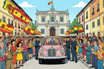 Spaans koningspaar bezoekt Ceuta 2,5 maand na stormloop
