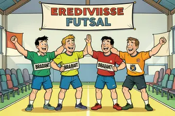 Brabant boven in Eredivisie Futsal: deze zes teams strijden komend seizoen op hoogste niveau van zaalvoetbal