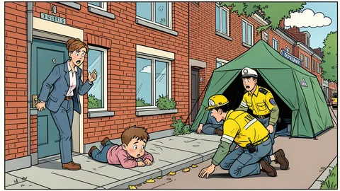 Jongetje valt van driehoog in Amsterdam