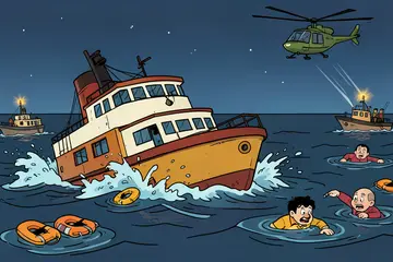 Gevreesd voor lot van tientallen vermiste opvarenden van gezonken veerboot voor kust van Guyana