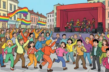 Van protest naar publieksfeest: is Roze Maandag niet gewoon een verdienmodel? ‘De vraag is of bedrijven echt inclusief zijn’