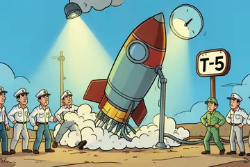 SpaceX blaast testvlucht Starship op het laatste moment af