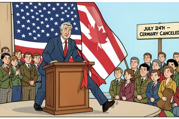 Canada zegt gezamenlijke opening brug met VS af om handelsgeschil