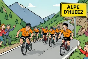 ‘Een biertje onderweg? Meestal zijn ze niet koud meer, hè’: Nederlandse Tourrenners over de beklimming van de magische Alpe d’Huez