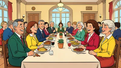 Suzan & Freek lunchen met koningspaar