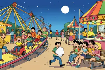 De Tilburgse kermis in tien foto’s waar het plezier vanaf spat