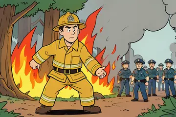 Wie steekt al die bosbranden aan? Pyromaan is vaak getrouwd, dronken en krijgt kick van de vlammen