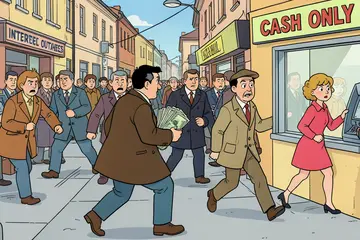 Russians turn to cash, putting more strain on slowing wartime economy