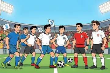 Verrassing in opstelling van Argentinië en Engeland, Argentijnen met subtiele verwijzing naar WK 1986