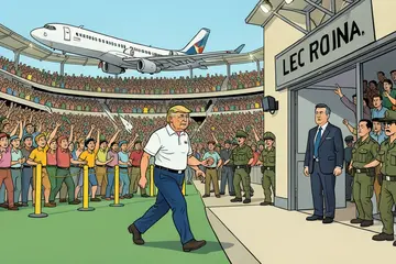 Het kan weleens heel ongemakkelijk worden vanavond als Trump de WK-finale bezoekt
