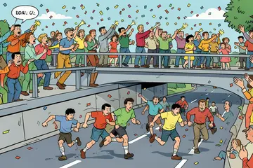 LIVE Vierdaagse 2026 | Toeteren naar lopers op viaduct A73 • Ronald is er al, Simon bijna