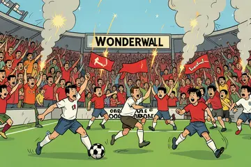 Wonderwall dankzij WK na dertig jaar weer hit in Engeland