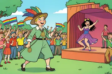 Koningin Máxima bij 'historische viering' WorldPride in Vondelpark