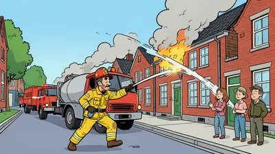 Brand in Groningen op Zilverlaan