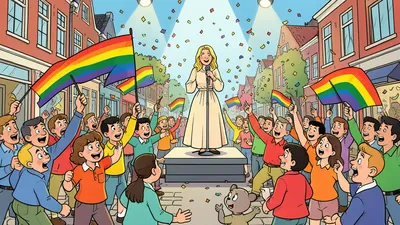 Madonna treedt op tijdens World Pride Music Festival in Amsterdam - NU
