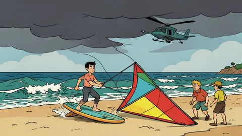 Vermiste kitesurfer (18) gevonden, zoekactie stopt