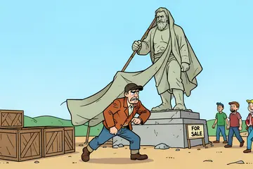 Kunstenaar geeft 100.000 dollar uit aan standbeeld van vermoorde Charlie Kirk, maar niemand wil het hebben