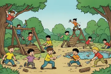 In praise of Scandinavia’s risky and dirty playgrounds