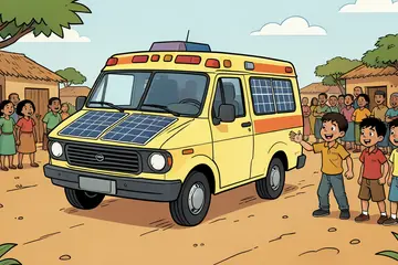 Eindhoven students build world’s first solar-powered ambulance
