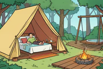 Campinggast heeft wel zin in comfortabel bed en eigen toilet: ‘Goudmijntje voor ondernemers’