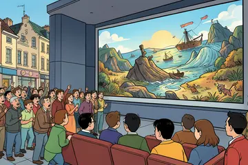 The Odyssey is volledig met Imax-camera’s gefilmd, maar je moet naar Brussel om dat echt te kunnen ervaren