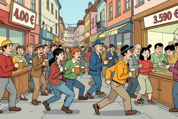 Vierdaagsefeesten gaan door de grens van 4 euro heen voor een kleintje pils (maar er zijn uitzonderingen)