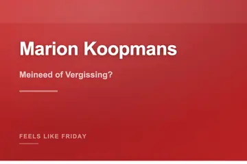 Marion Koopmans: Meineed of Vergissing?