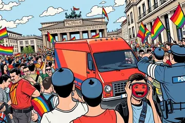 Duitse media: verdachte aanslag Pride Berlijn doodgeschoten door politie