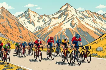 Grote kopgroep met Arensman op weg naar Alpe d’Huez, Pogacar en Evenepoel willen winnen op iconische berg
